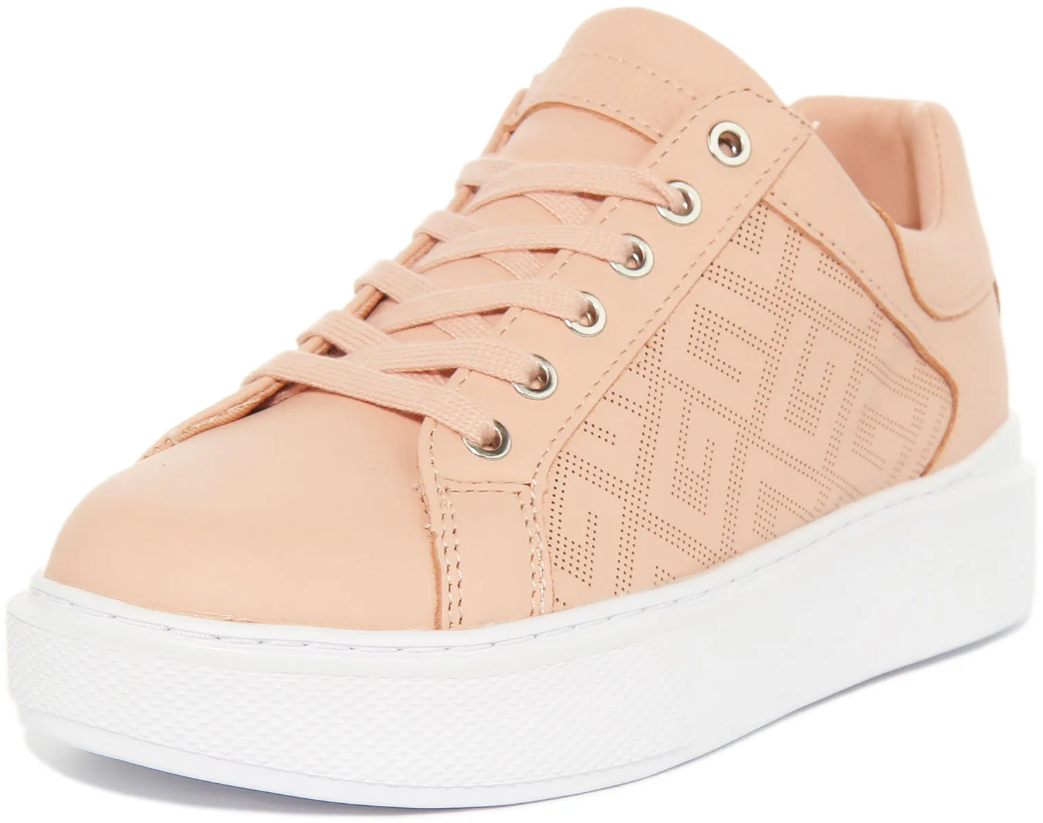 Guess Ivee Platform In Pink For Women