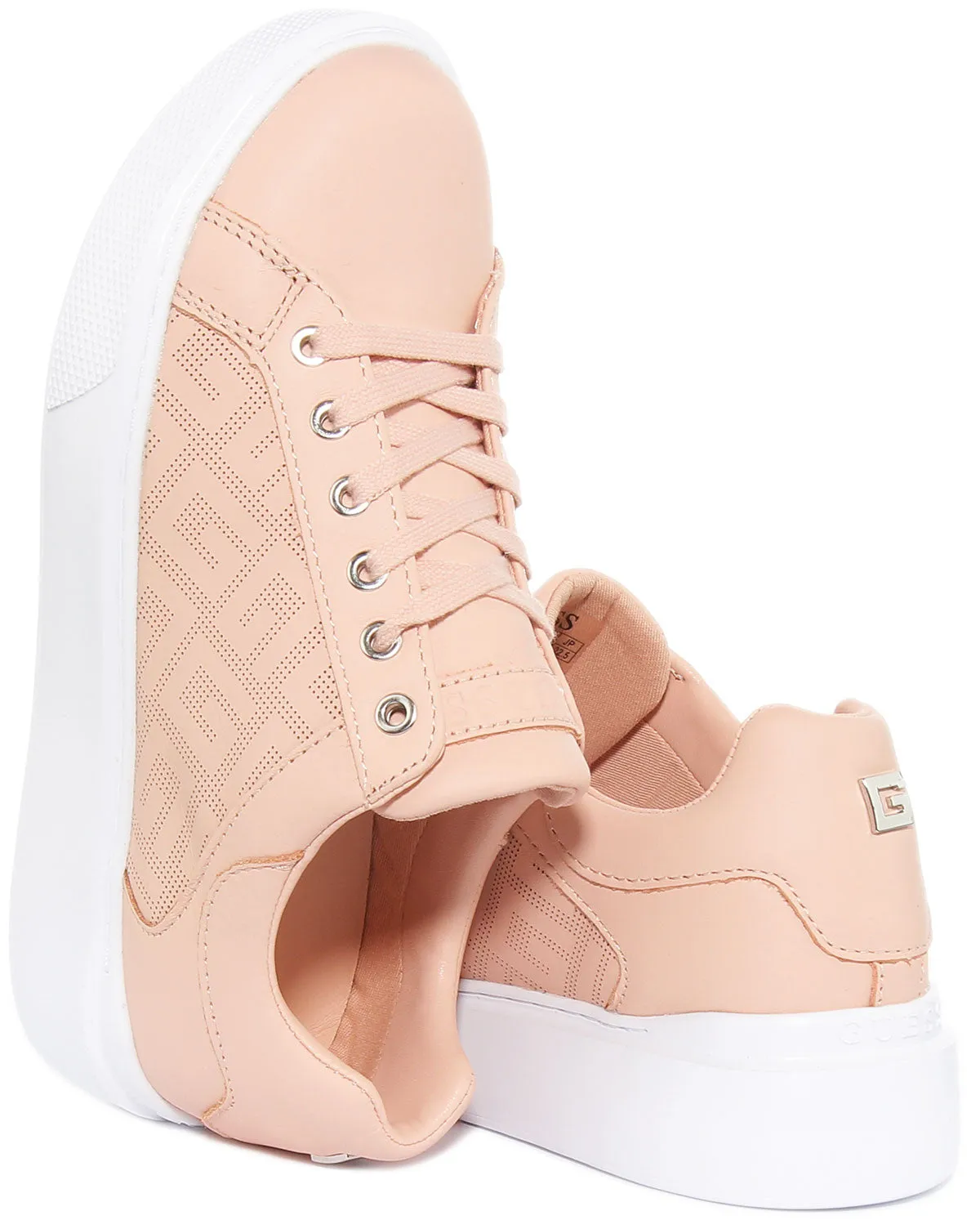 Guess Ivee Platform In Pink For Women