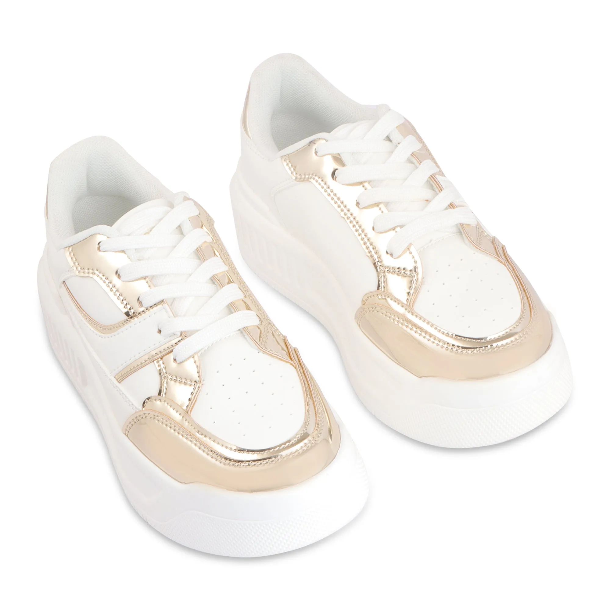 Hamster London Haven Party Gold Sneakers