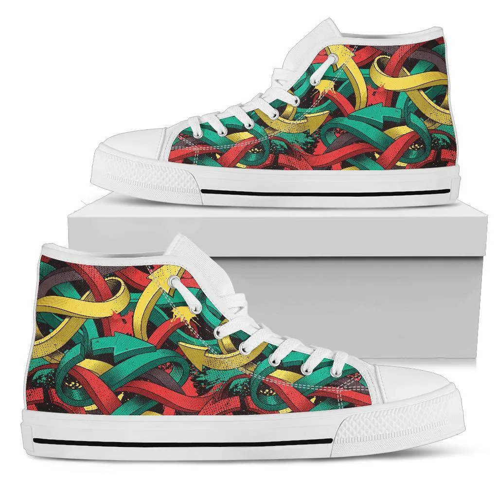 High Top Sneakers - Graffiti Fashion #12 | Custom Shoes, Street Fashion, Custom High Tops, Unique Shoes