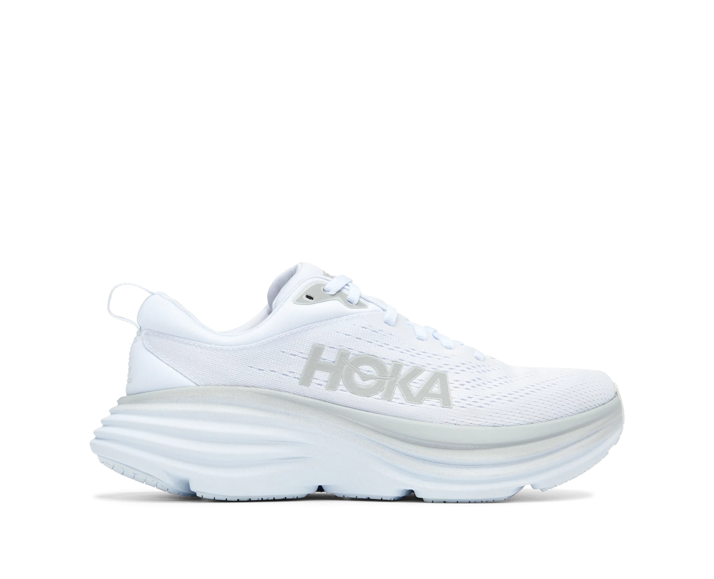 Hoka Bondi 8 White White WIDE Women's