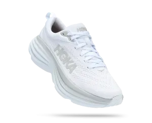 Hoka Bondi 8 White White WIDE Women's