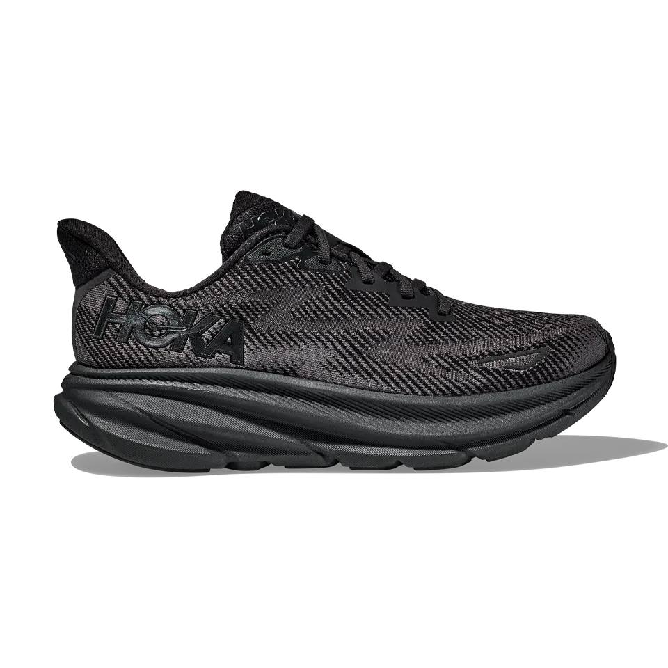 HOKA Women's Clifton 9 Black/Black