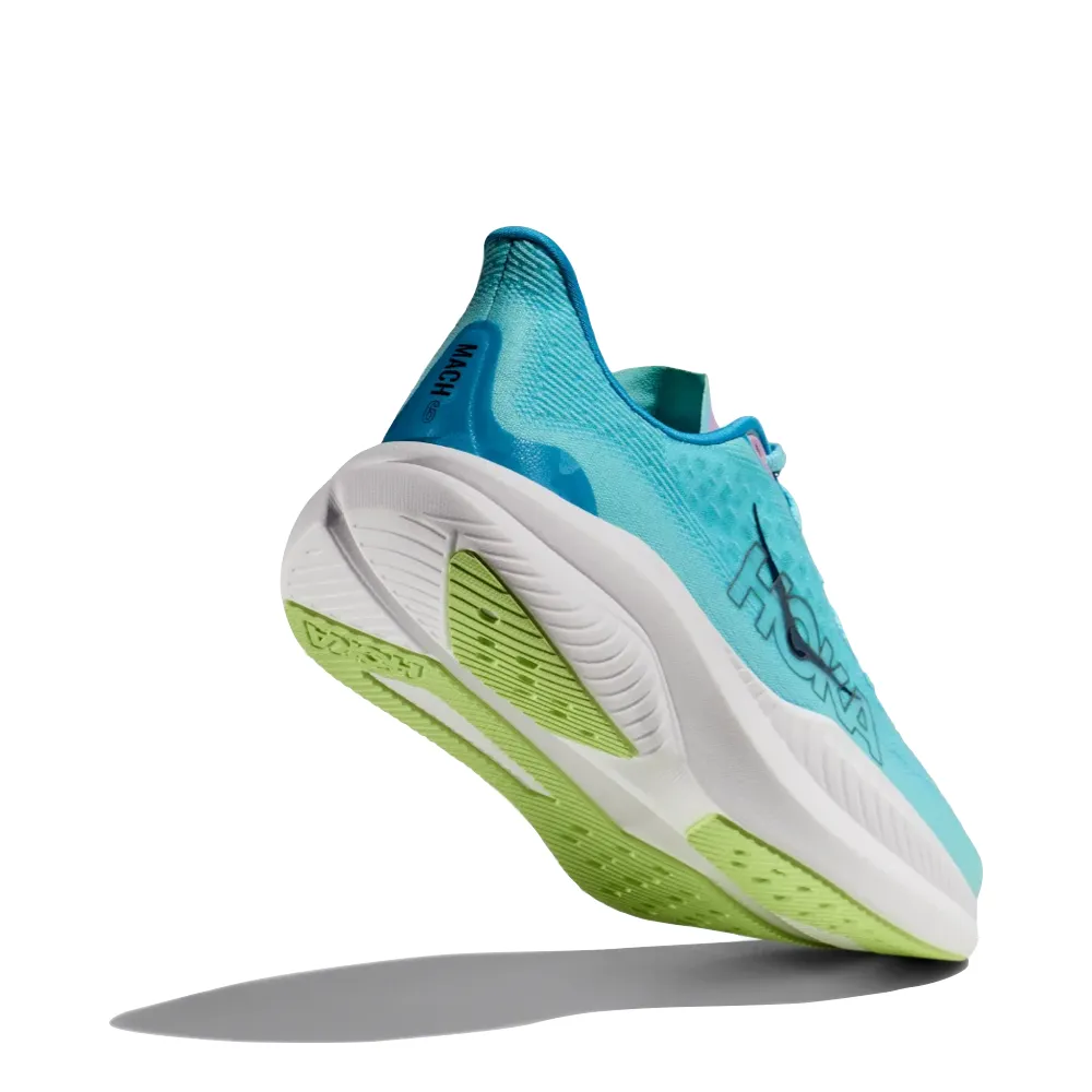 Hoka Women's Mach 6 Sneaker in Cloudless/Waterpark