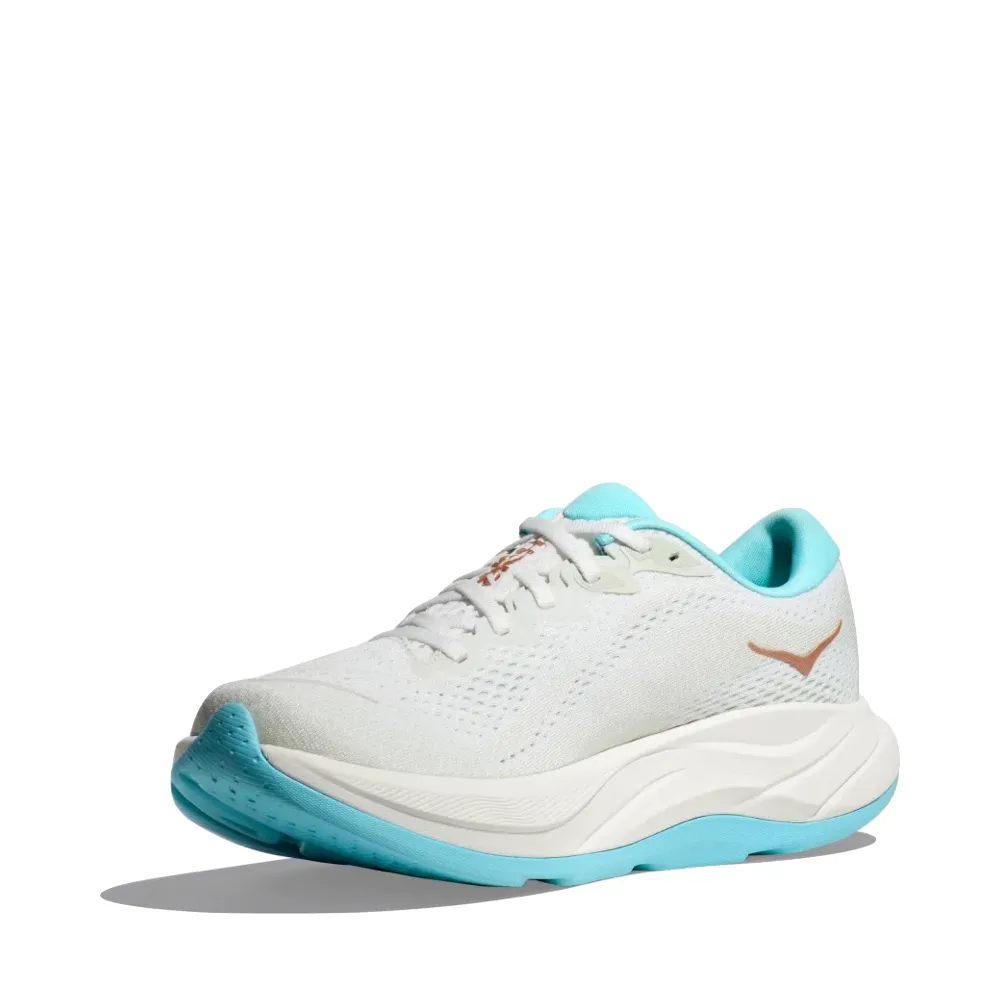 Hoka Women's Rincon 4 Sneaker in Frost/Rose Gold