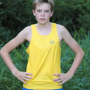 IMPI Boys Running Singlet - Yellow