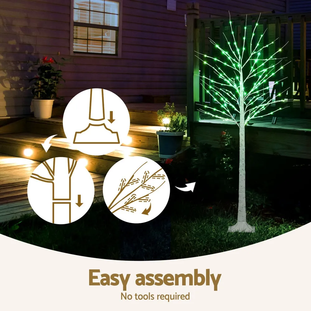 Jingle Jollys Christmas Tree 1.7m Twigs 120 RGB LED Lights Xmas Trees Decoration