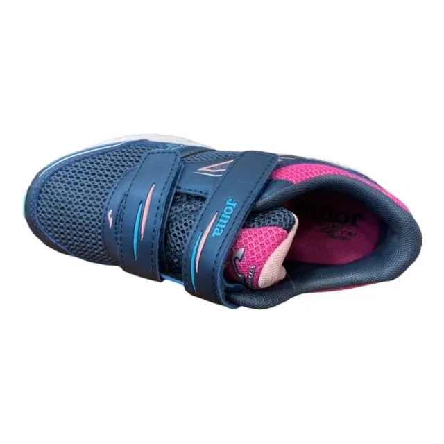 Joma scarpa da ragazza con strappi Vitaly Jr 2233 navy-fucsia