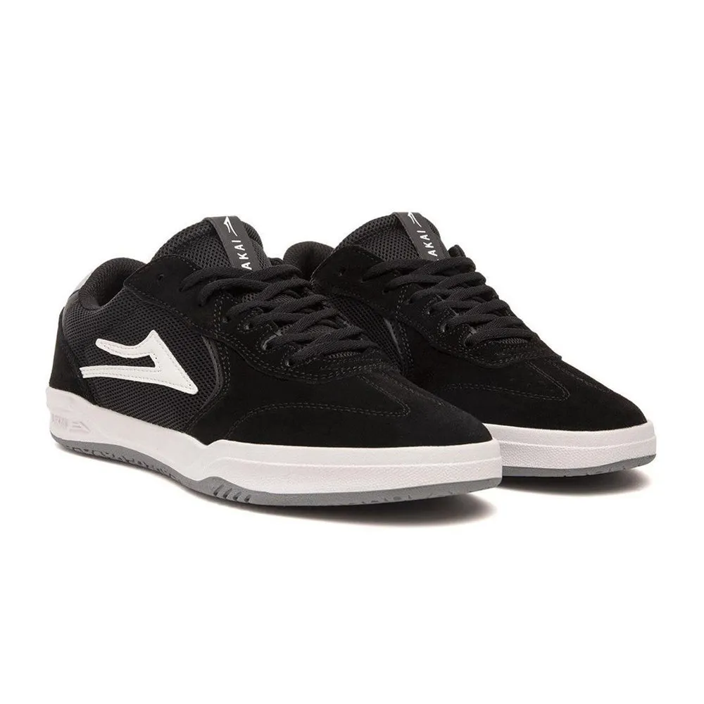 LAKAI ATLANTIC // BLACK/LIGHT GREY SUEDE