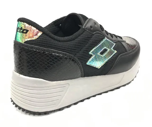 Lotto scarpa sneakers da donna Record Edge W T0075 nero