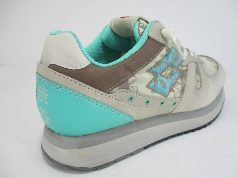 Lotto scarpa sneakers da donna Tokyo Wedge R7080 noce-menta