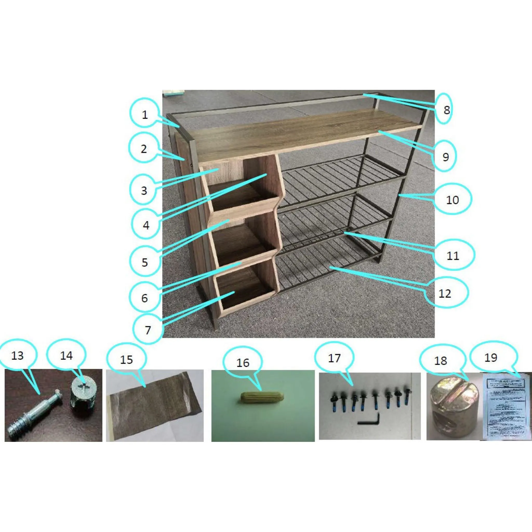 Maccenet Shoe Rack