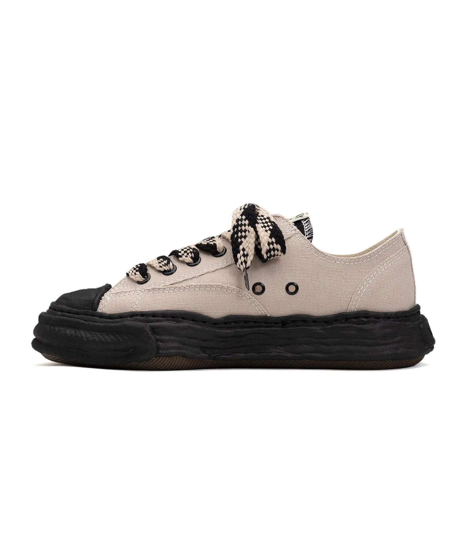 Maison Mihara Yasuhiro MMY- PETERSON 23 LOW/ original sole combination color canvas Low-Top sneaker- Beige