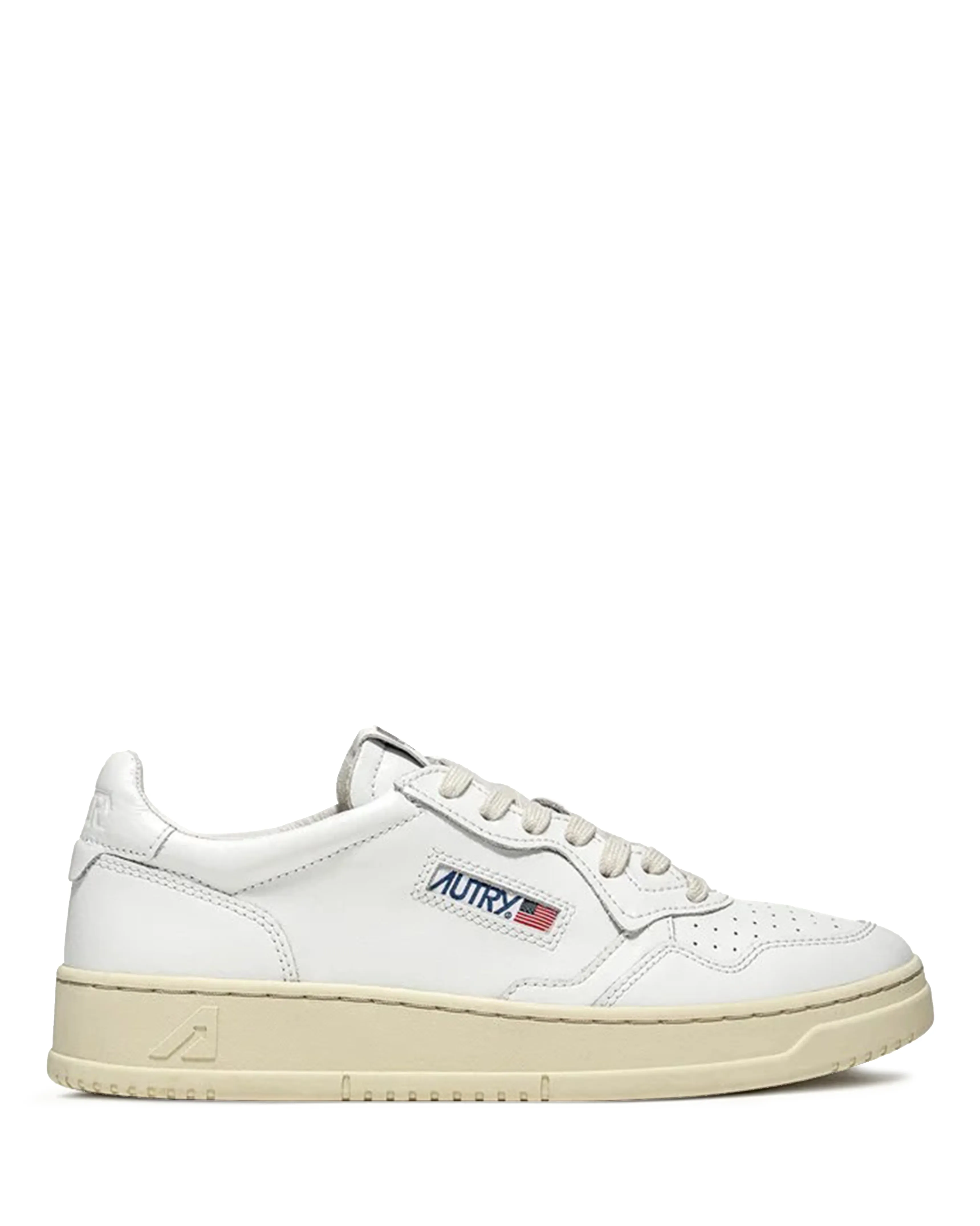 Medalist Low Wom White Leather