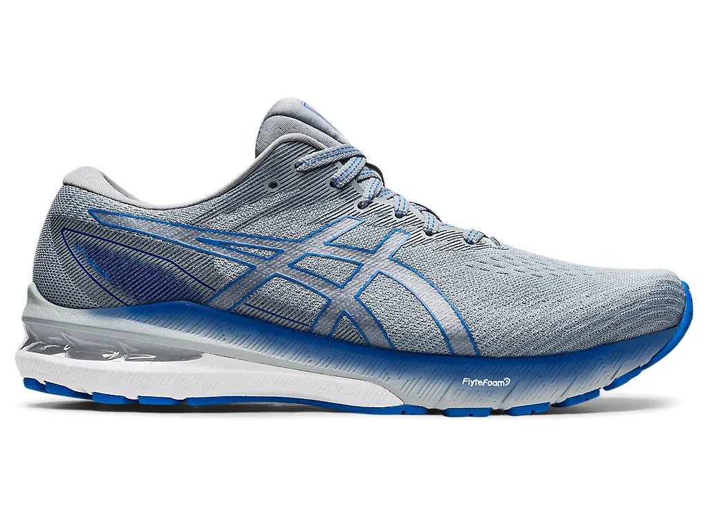 Men's Asics GT-2000 10, Sheet Rock/Electric Blue, 12.5 2E Wide