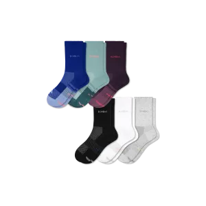 Men's Lightweight Athletic Half Calf Sock 6-Pack