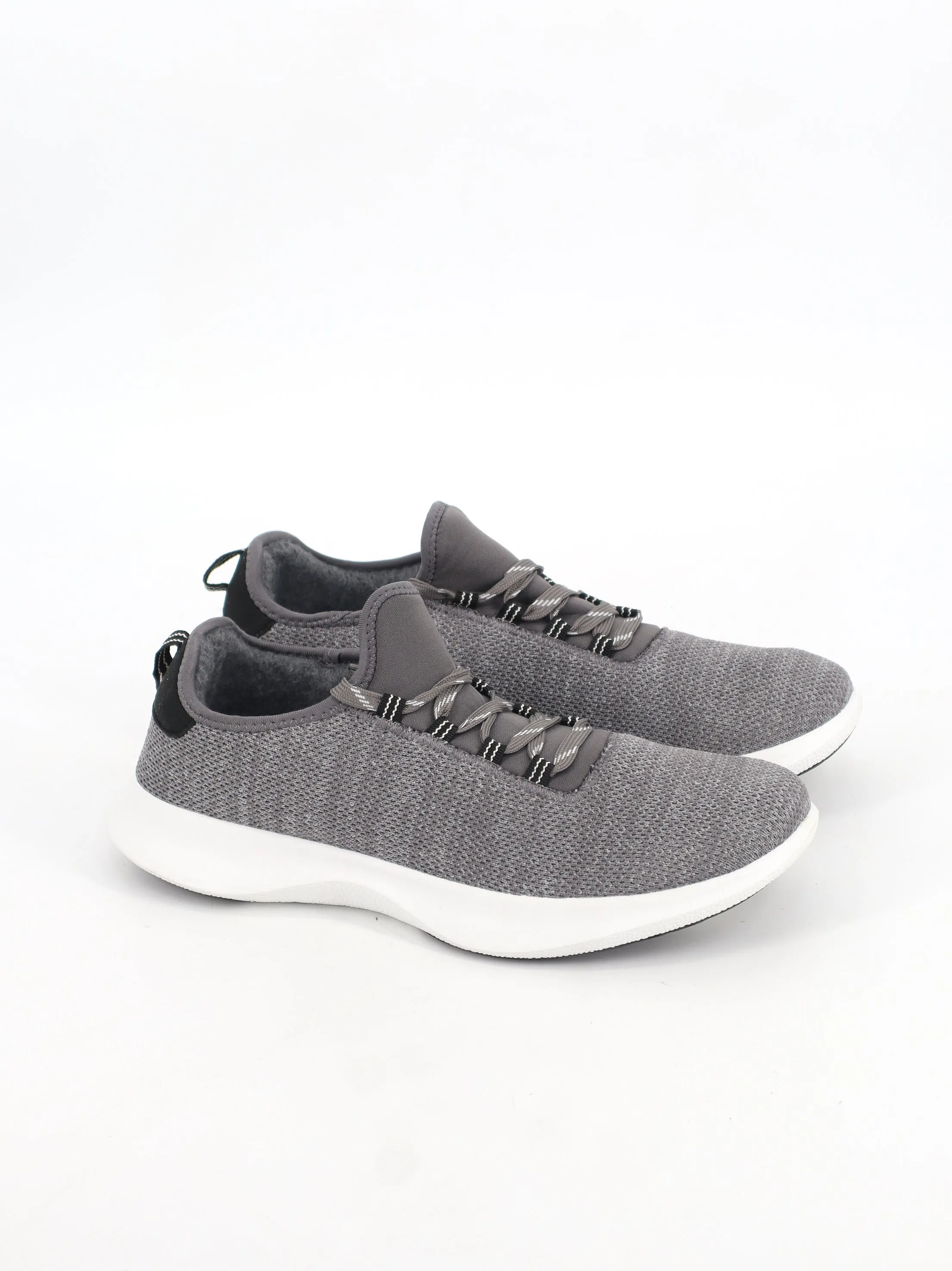 Men's Plain Running Shoes,Grey