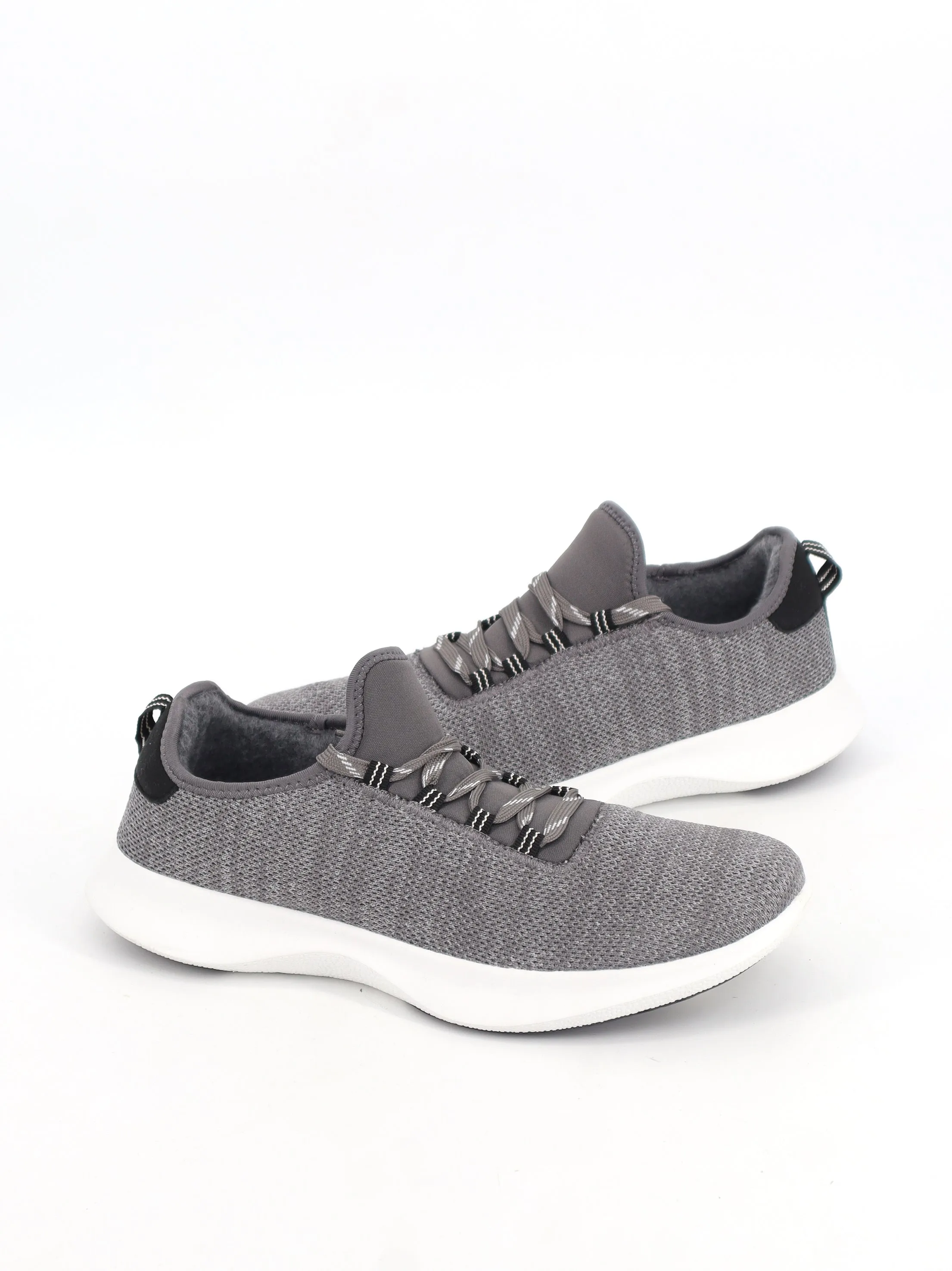 Men's Plain Running Shoes,Grey