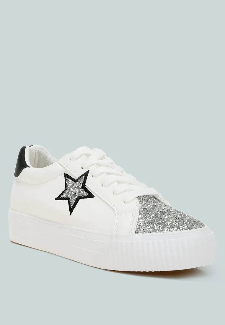 Merida Glitter Patch Chunky Sneakers