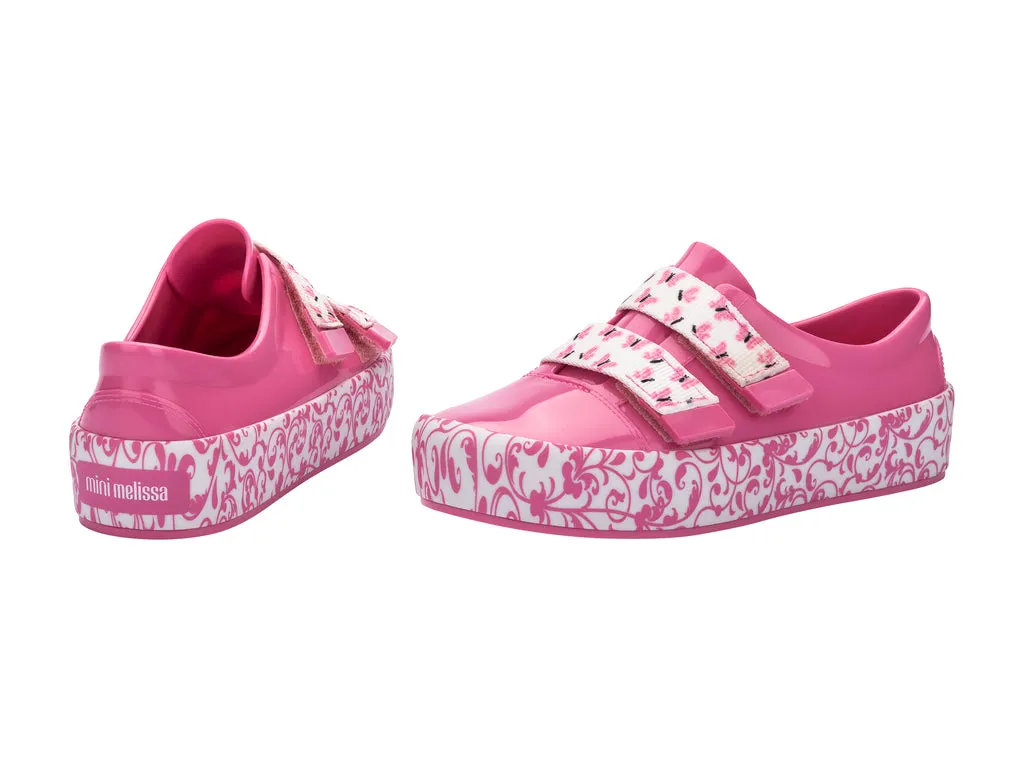 Mini Melissa Beanny Bugs Pink Sneakers For Kids