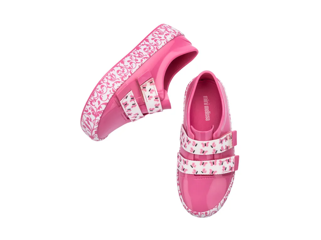 Mini Melissa Beanny Bugs Pink Sneakers For Kids