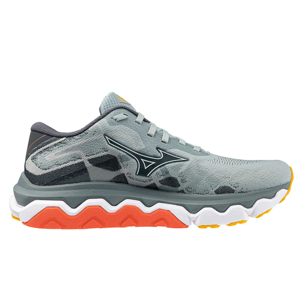 Mizuno Wave Horizon 7 Womens | Gray Mist/white/hot Coral