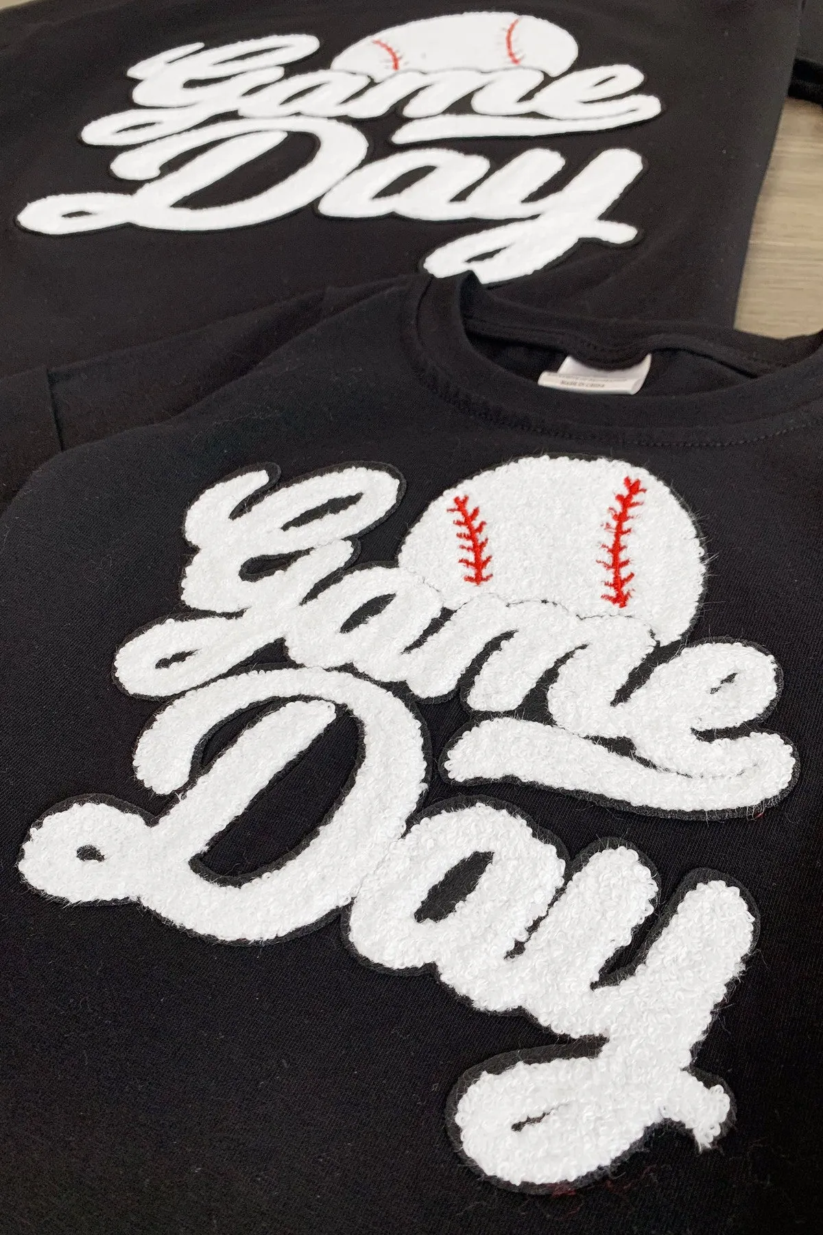 Mom & Me - "Game Day" Chenille Patch Top