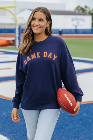 Navy Game Day Sweatshirt - FINAL SALE