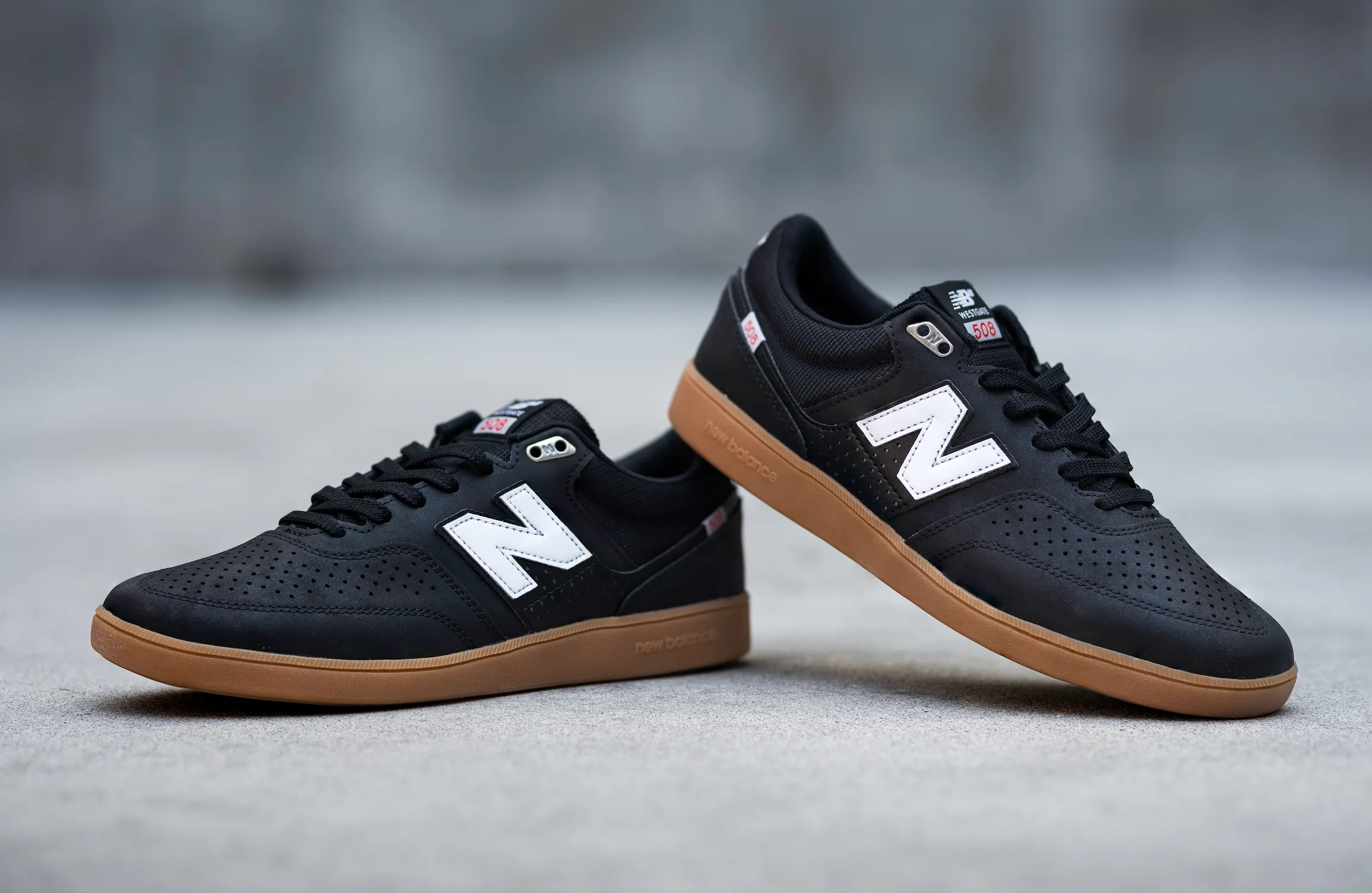 New Balance Numeric 508 Shoes - Black / Gum