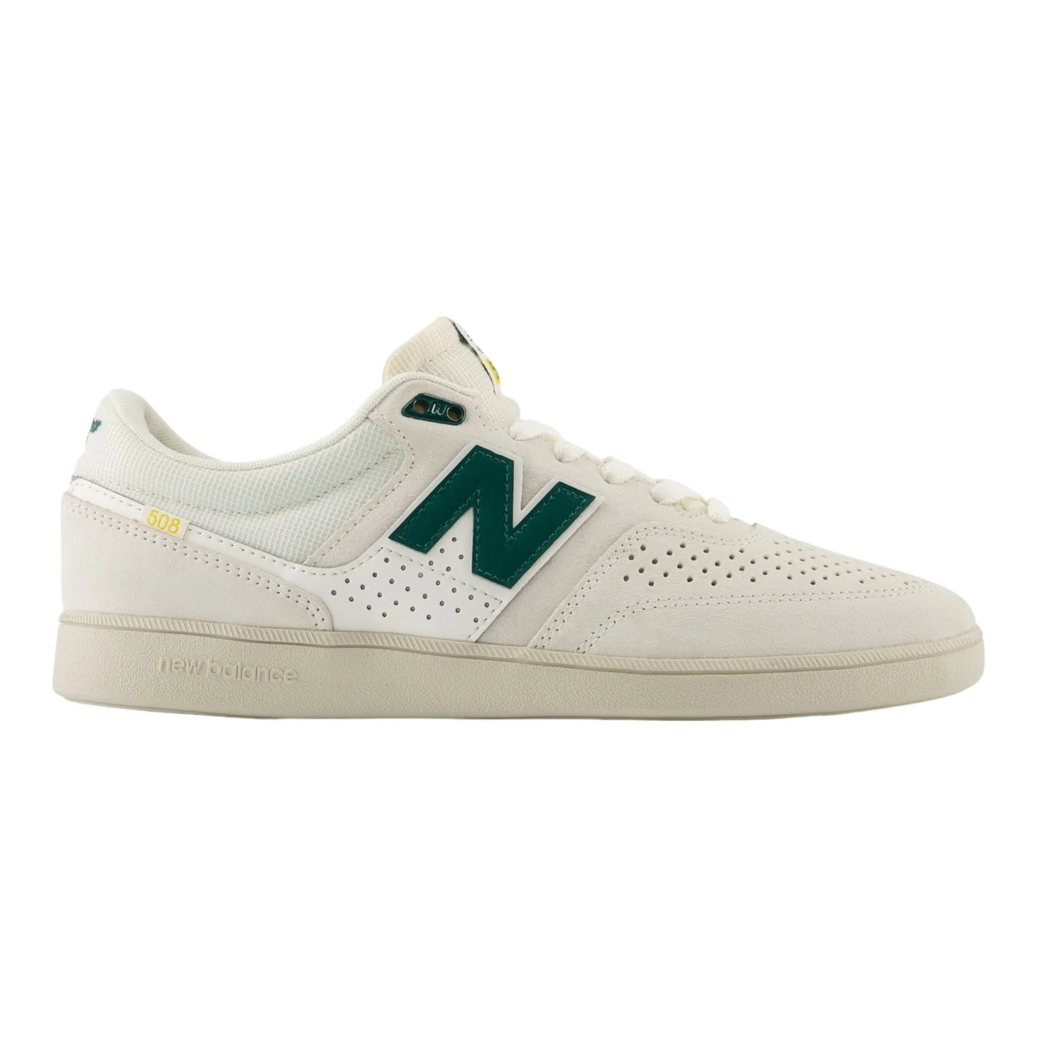 New Balance Numeric 508 Shoes - Sea Salt / Forest Green