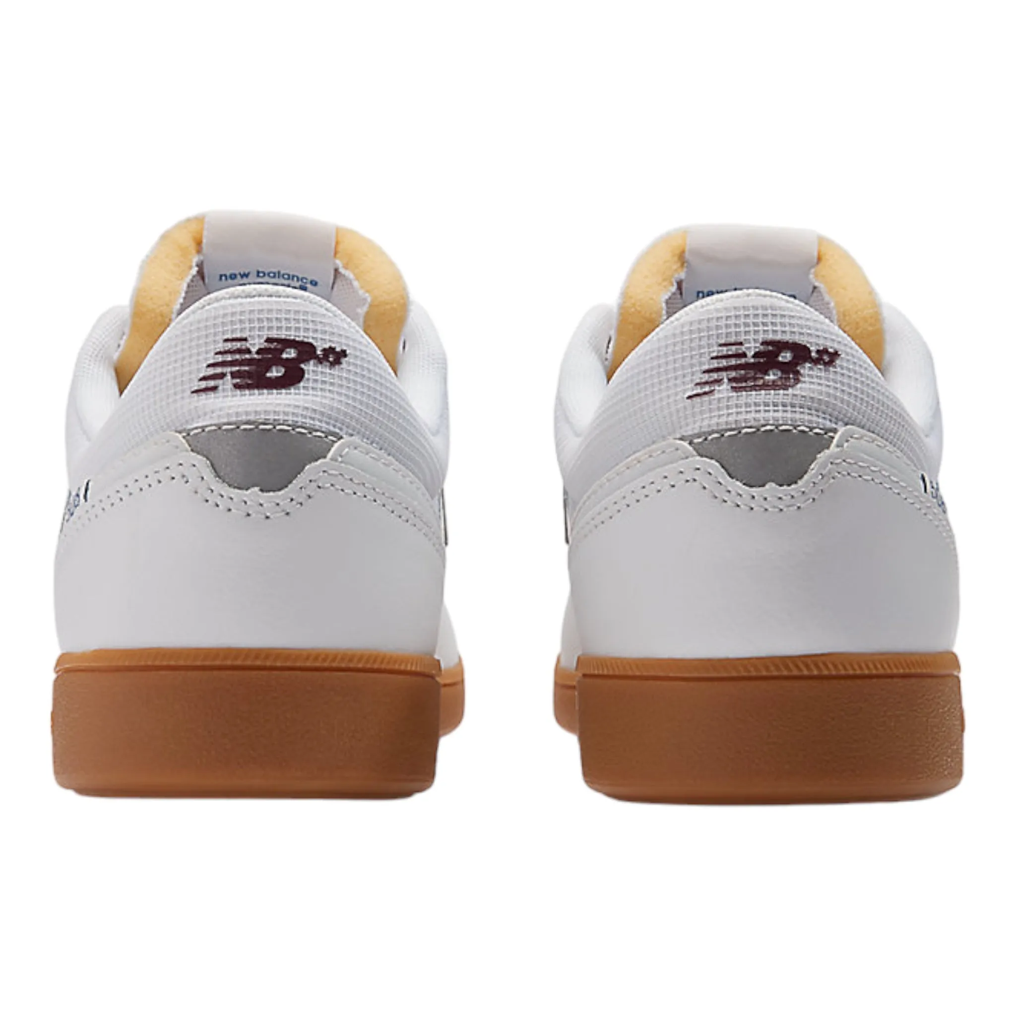 New Balance Numeric 508 Shoes - White / NB Burgundy