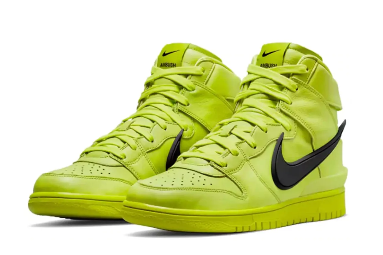 Nike Dunk High x AMBUSH ‘Flash Lime’