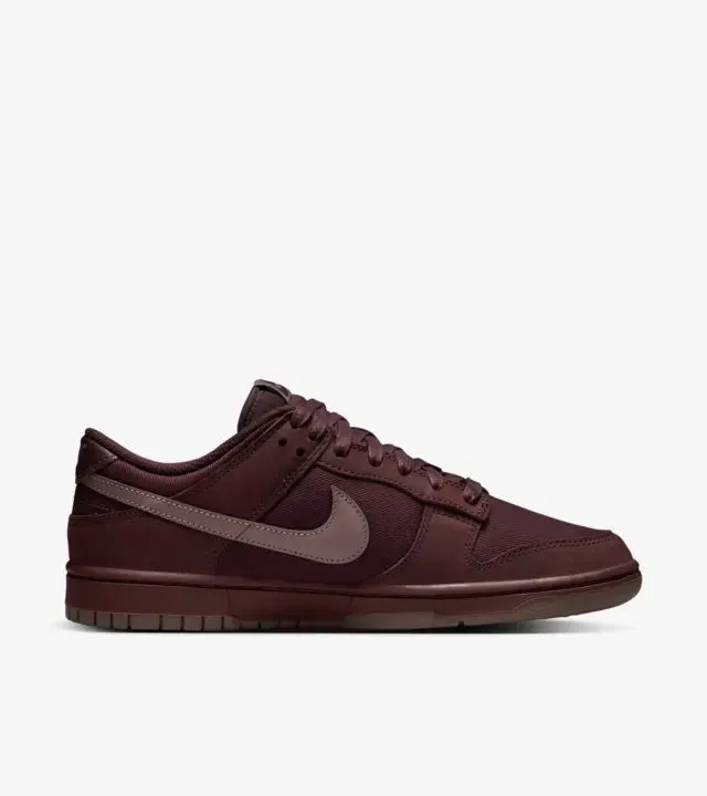 Nike Dunk Low Retro Premium Burgundy Crush Plum Eclipse FB8895-600