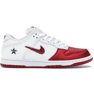 Nike SB Dunk Low Supreme Jewel Swoosh Red