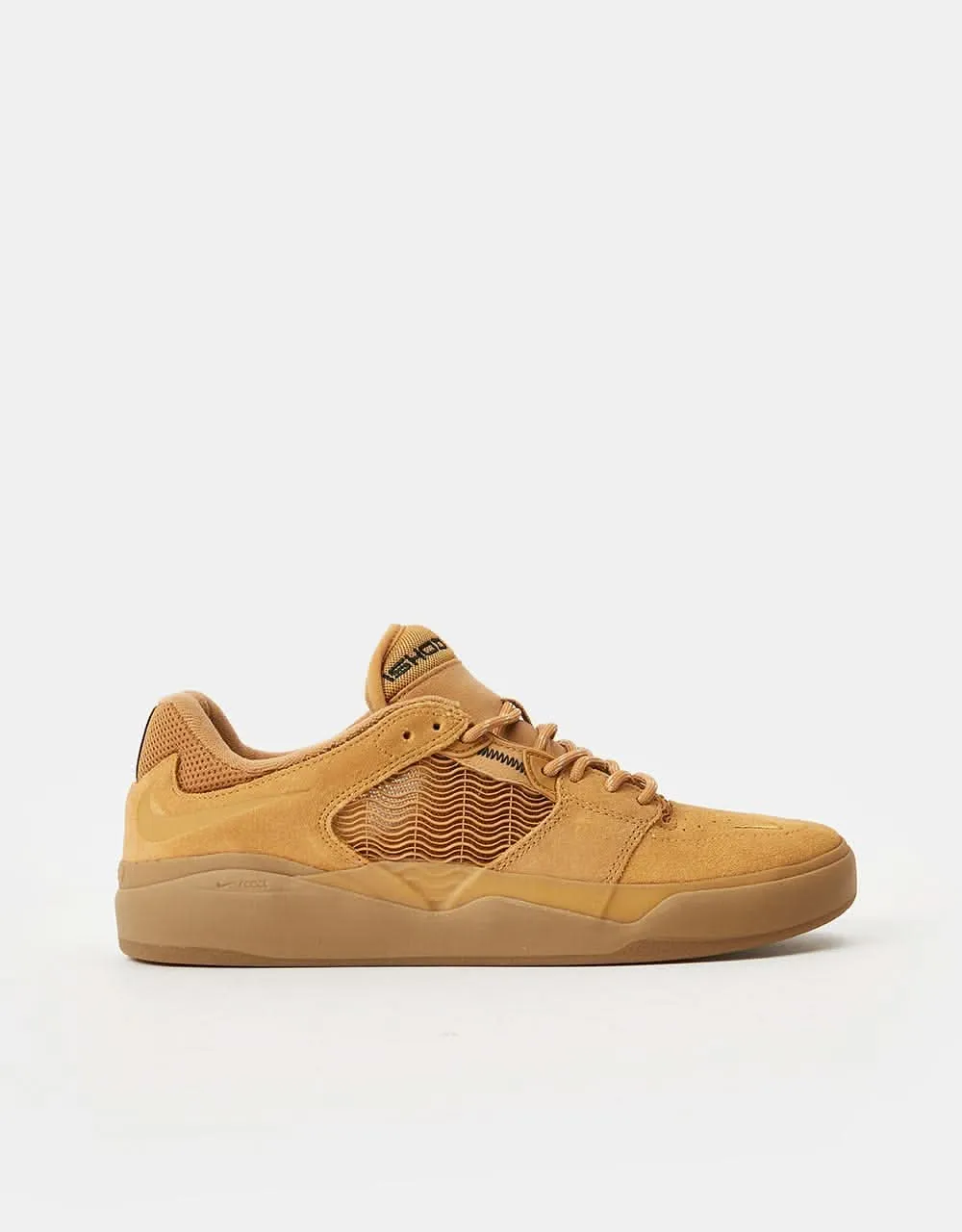 Nike SB Ishod Skate Shoes - Flax/Wheat-Flax-Gum Lt Brown