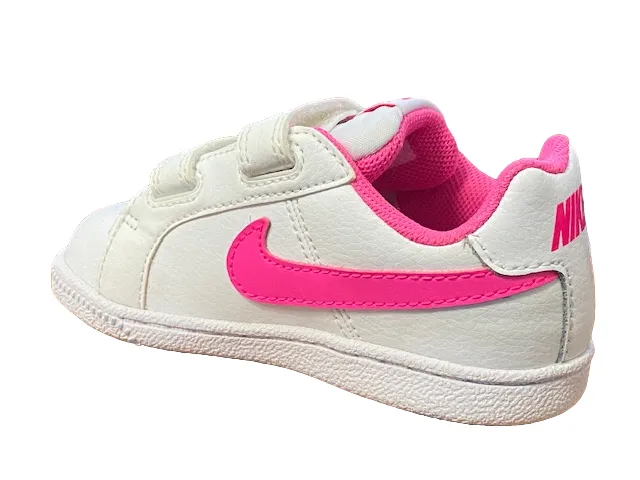 Nike scarpa sneakers da bambina Court Royale 833656 106 bianco