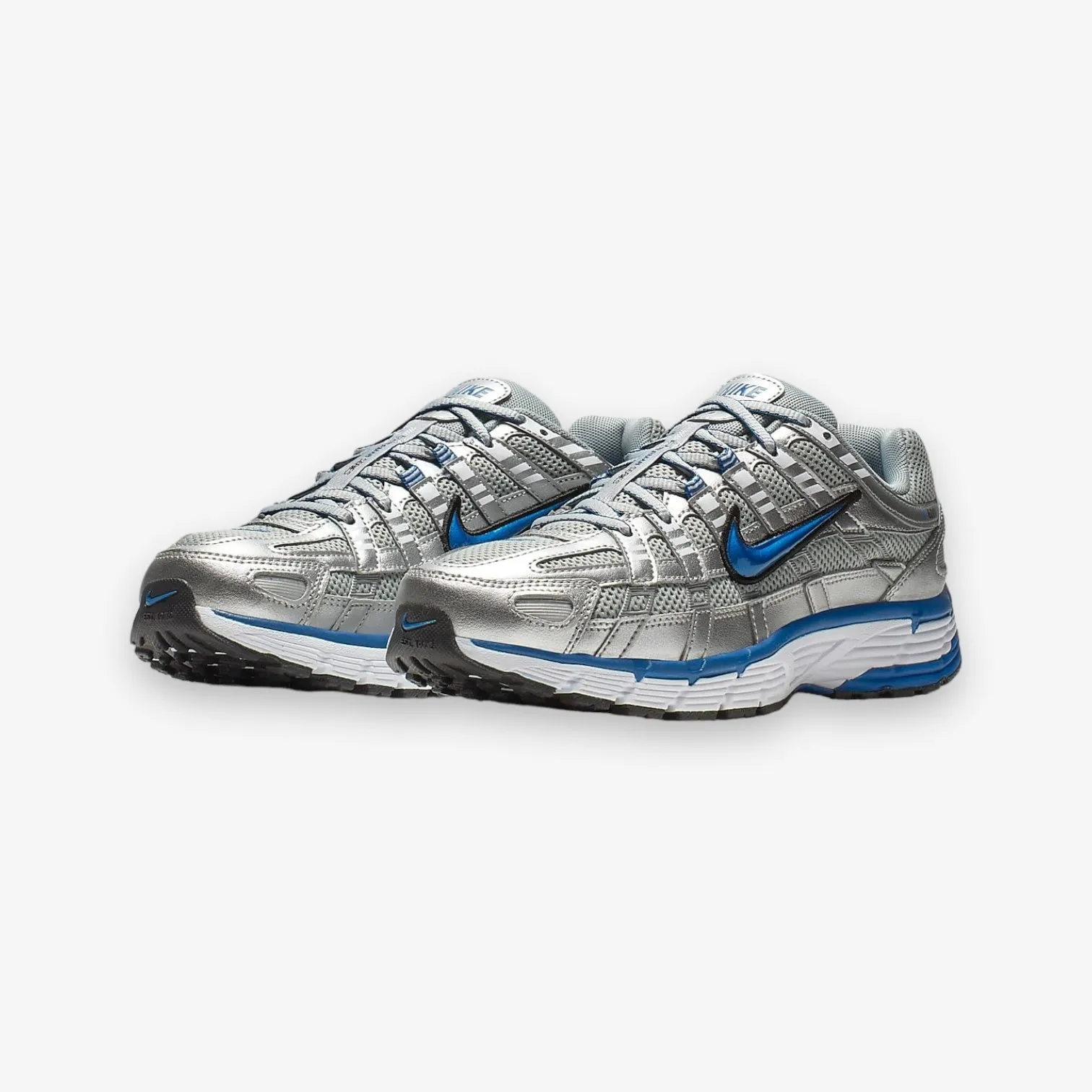 Nike Womens P-6000 Metallic Silver Team Royal BV1021-001