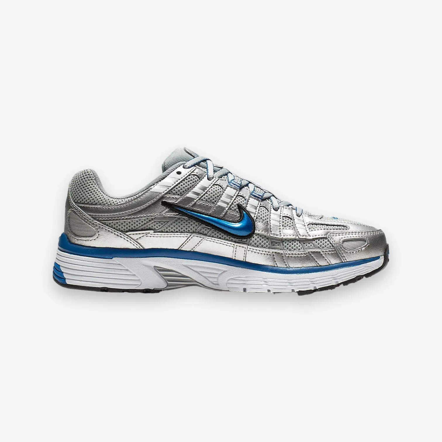 Nike Womens P-6000 Metallic Silver Team Royal BV1021-001