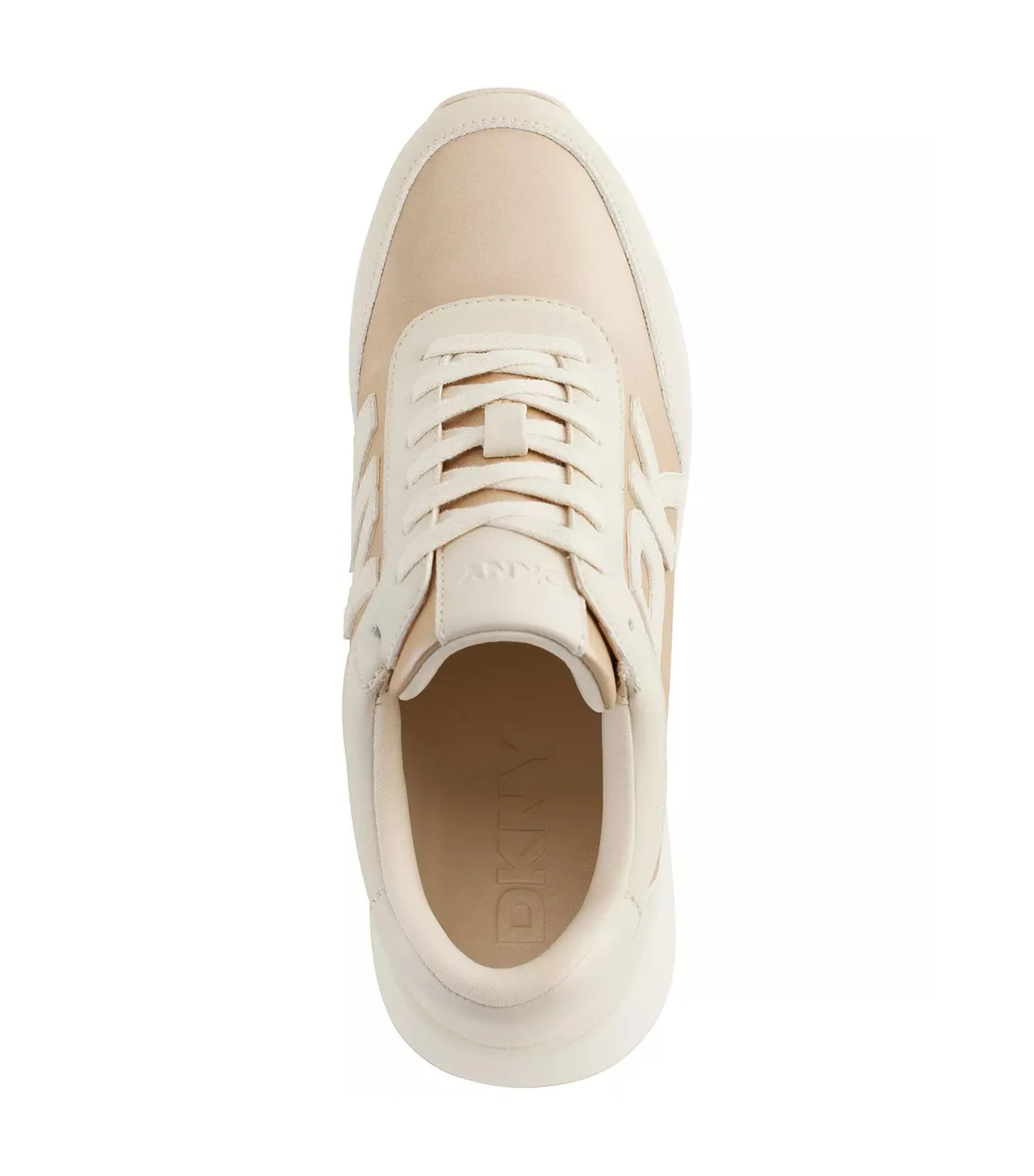 Oaks Logo Lace Up Sneakers Bone