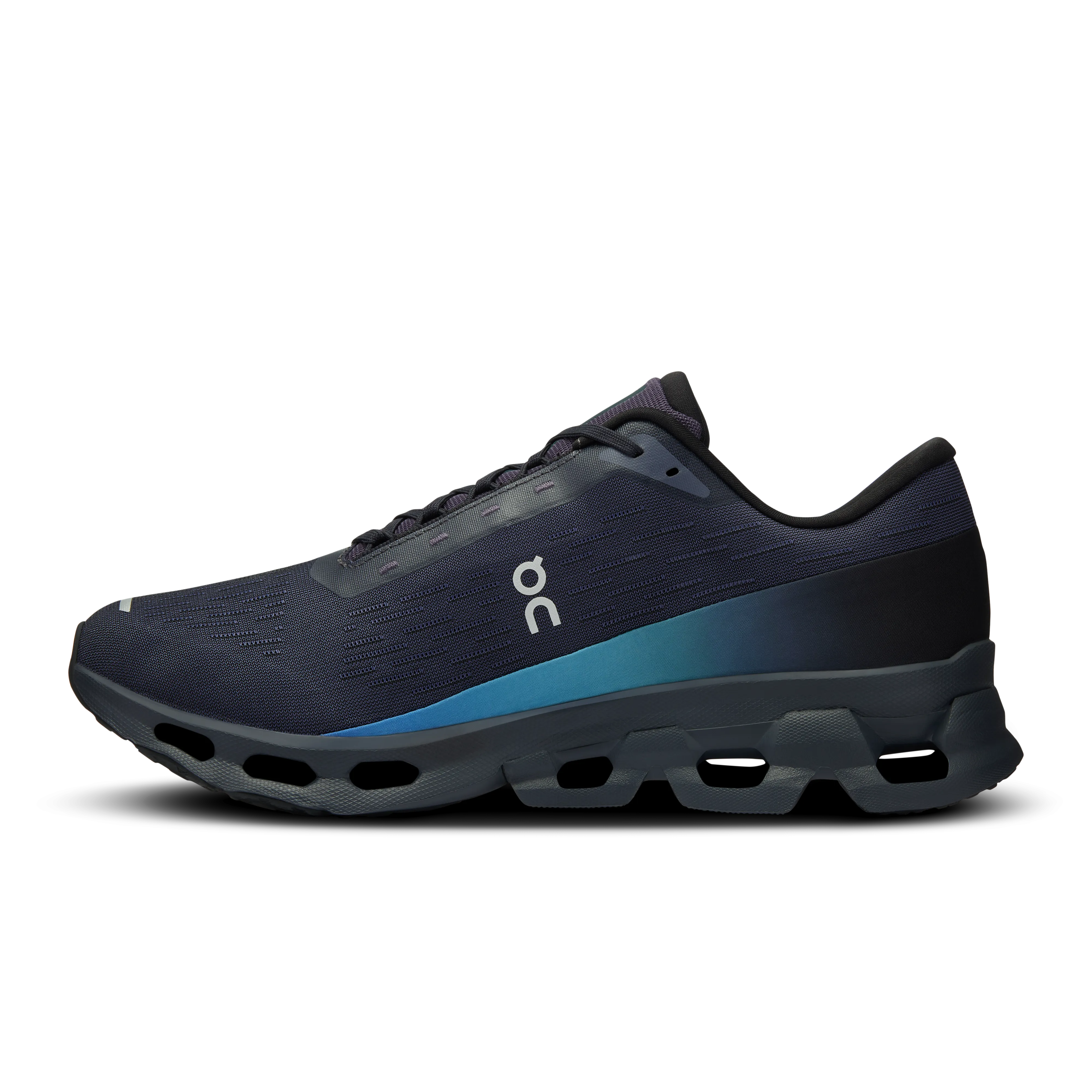 On Running Men's Cloudspark Shoes - Black / Blueberry