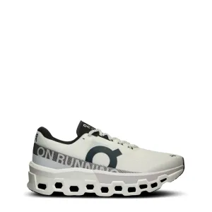 On Women's Cloudmonster 2 Sneaker in White/Frost