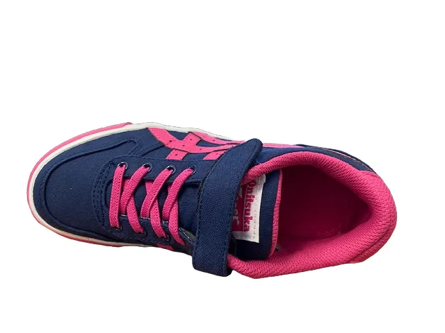 Onitsuka Tiger scarpa in tela da ragazza AAron C3C0N 5018 blu-fucsia