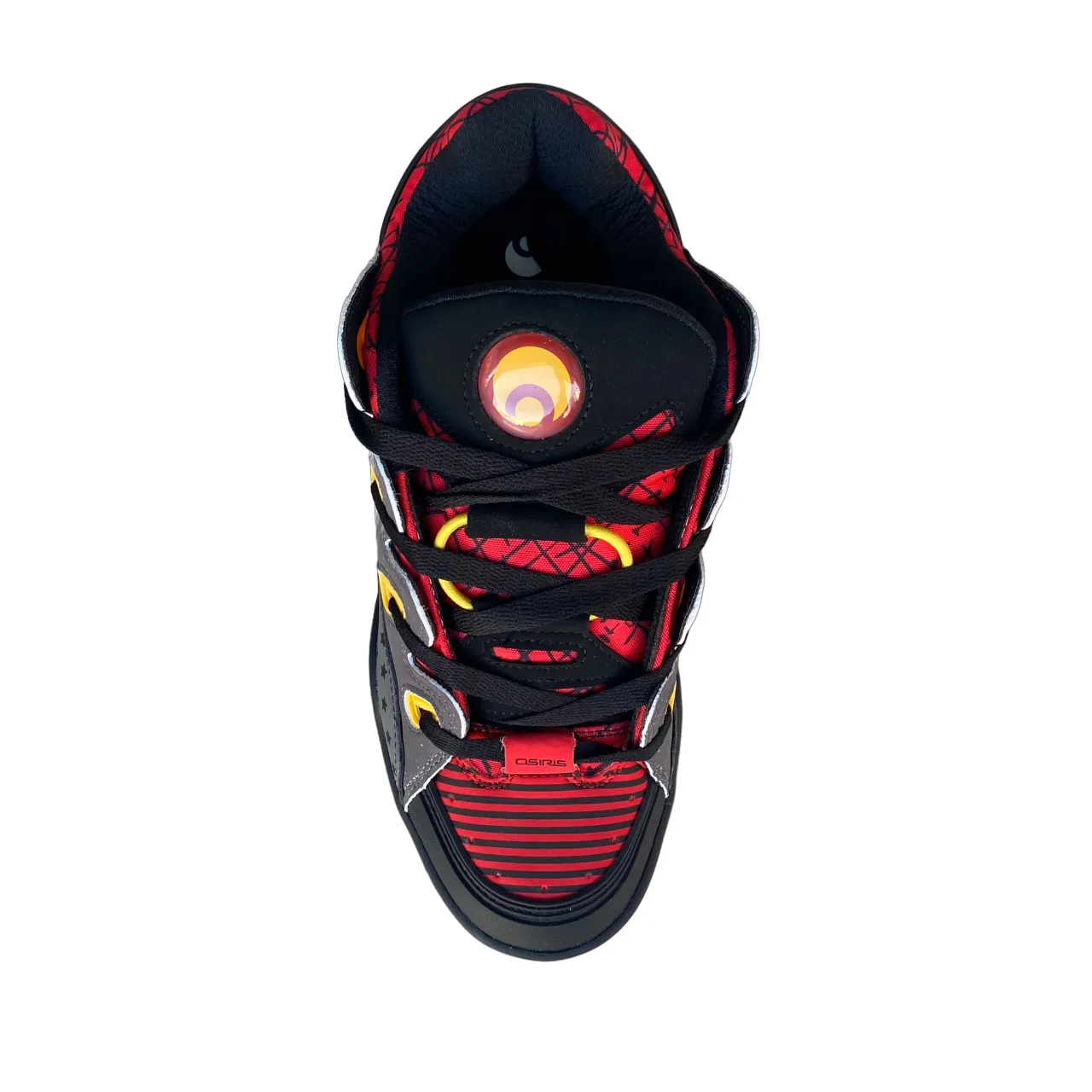 Osiris scarpe da skate da uomo 3D OG 1371-2882 rosso-nero