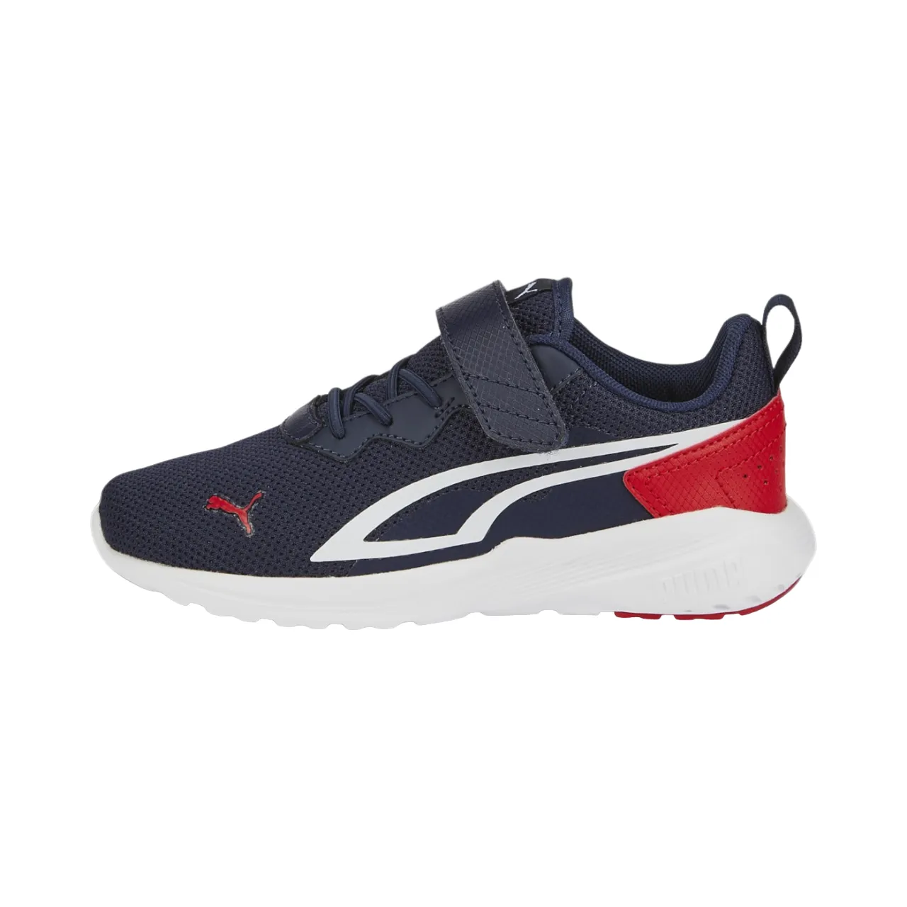 Puma scarpa da ginnastica da ragazzo All-Day Active 387387-07 blu-bianco-rosso