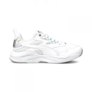 Puma scarpa sneakers da donna X-Ray Lite Metallic 368858 03 bianco-argento