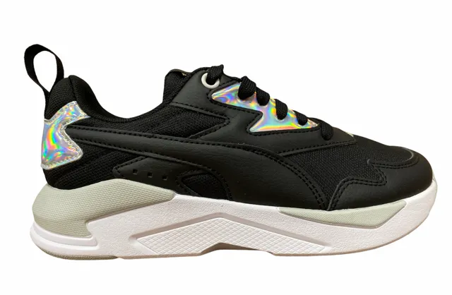 Puma scarpa sneakers da donna  X-Ray Lite Metallic 368858 04 nero bianco viola