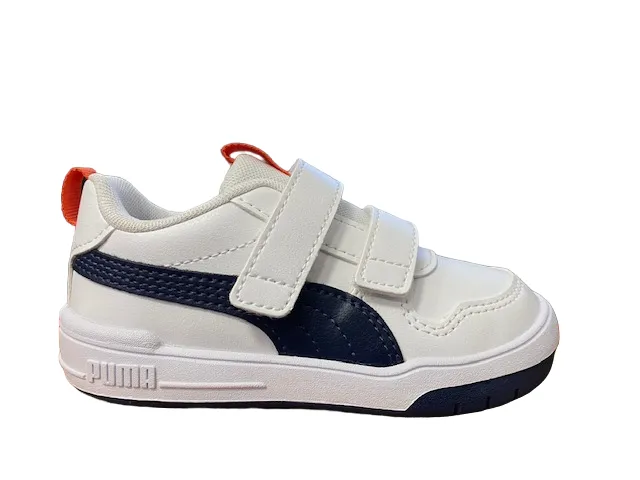 Puma sneakers da bambino con strappi Multiflex SL V Infant 380741 11 white-peacoat