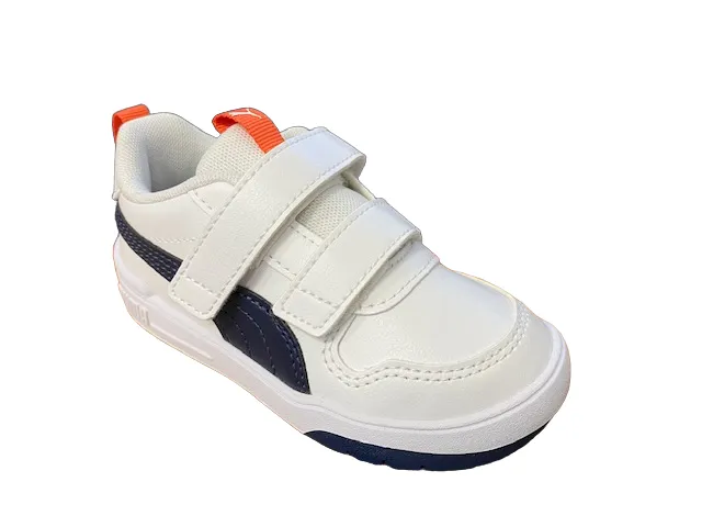 Puma sneakers da bambino con strappi Multiflex SL V Infant 380741 11 white-peacoat