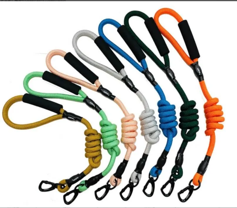 Reflective Nylon Heavy Duty Rope Pet Leash for All Breeds Dog