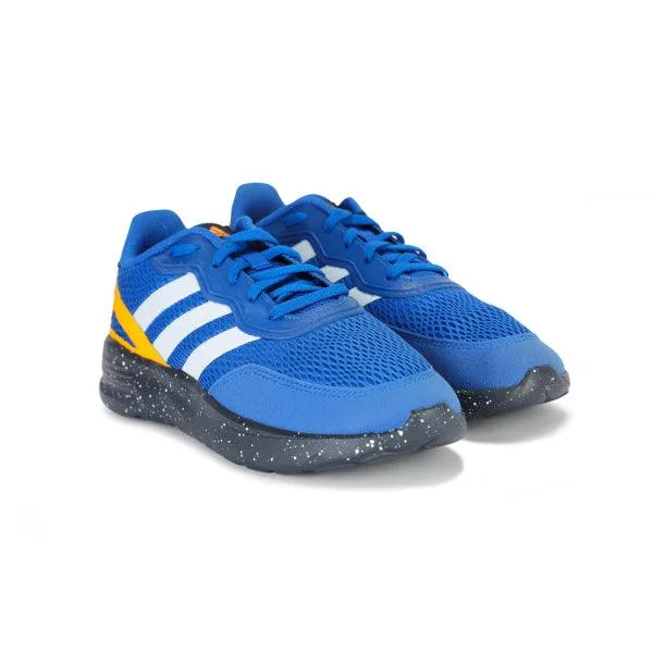 ROYAL BLUE STRIPES ADIDAS LACE UP SNEAKERS